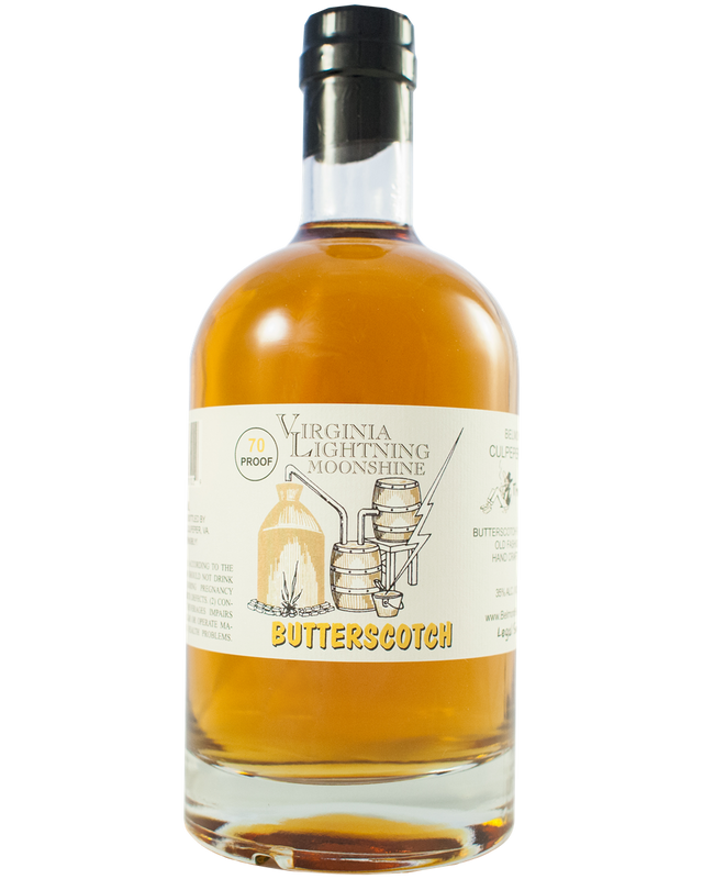 Virginia Lightning Butterscotch Moonshine at CaskCartel.com