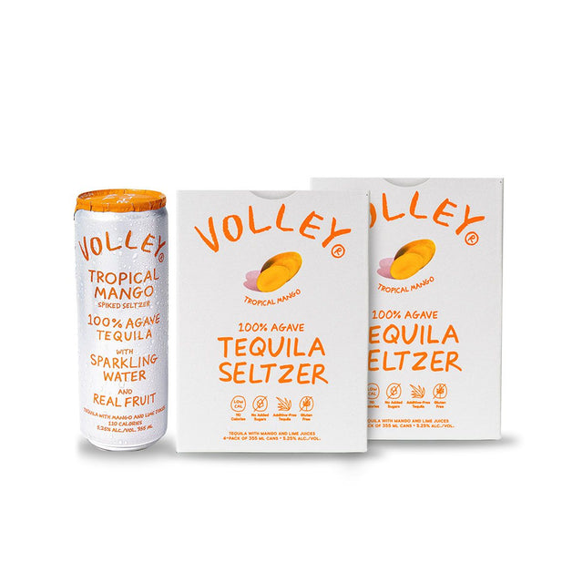 Volley Tropical Mango Spiked Seltzer | (2) Pack Bundle at CaskCartel.com
