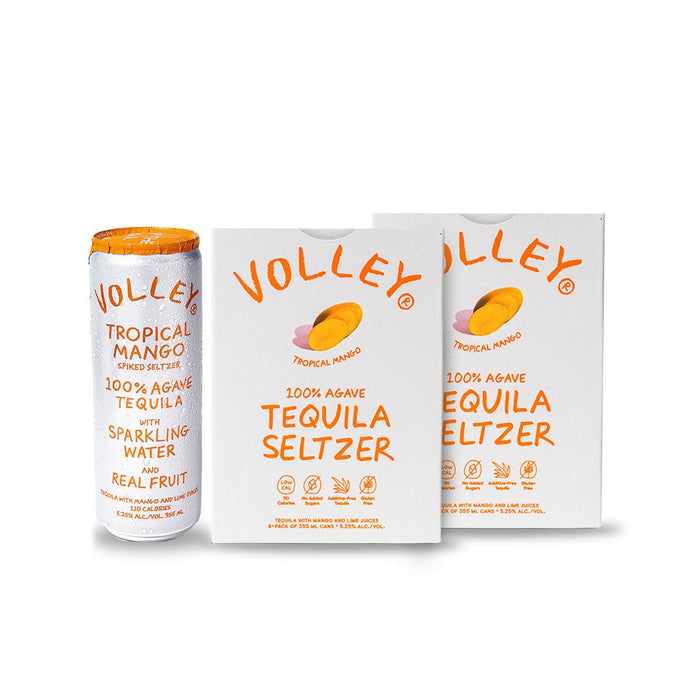 Volley Tropical Mango Spiked Seltzer | (2) Pack Bundle