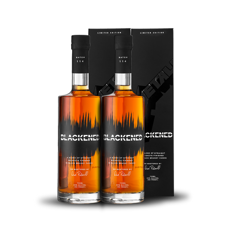 BLACKENED® AMERICAN WHISKEY | LIMITED BATCH 114 | BLACK ALBUM WHISKEY PACK COLLECTORS EDITION AT CASKCARTEL.COM
