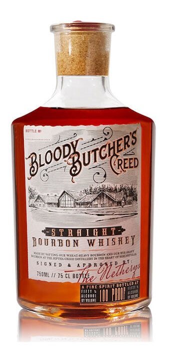 Bloody Butcher's Creed Straight Bourbon Whiskey