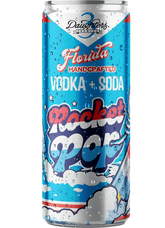 3 Daughters Rocket Pop Vodka + Soda Cocktail | 12x355ML