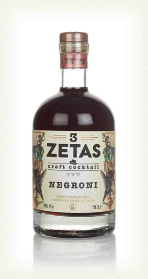 3 Zetas Negroni Craft Cocktail | 700ML at CaskCartel.com