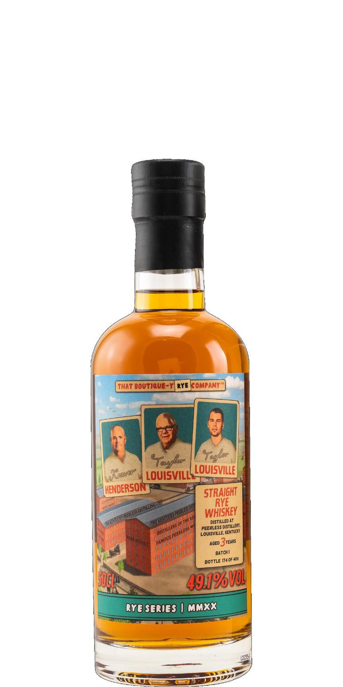 Peerless Batch 1 TBWC Rye Series MMXX 3 Year Old (2020) Release Whiskey | 500ML