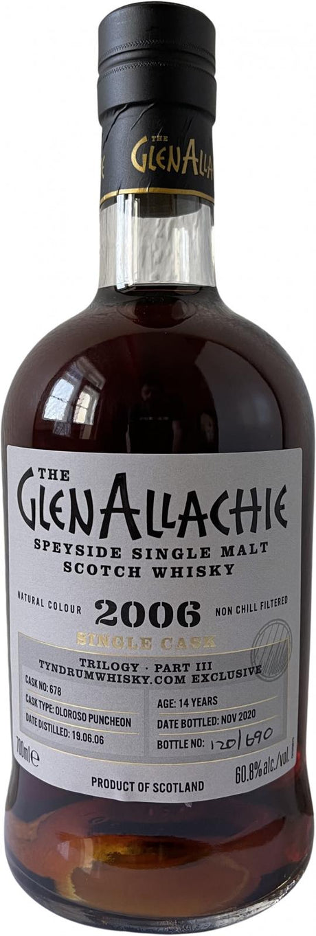 Glenallachie 2006 Trilogy Part III 14 Year Old (2020) Release (Cask #678) Scotch Whisky | 700ML at CaskCartel.com