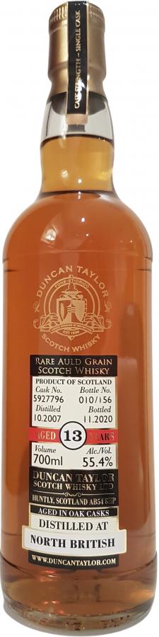 North British 2007 DT Rare Auld Grain 13 Year Old (2020) Release (Cask #5927796) Scotch Whisky | 700ML at CaskCartel.com