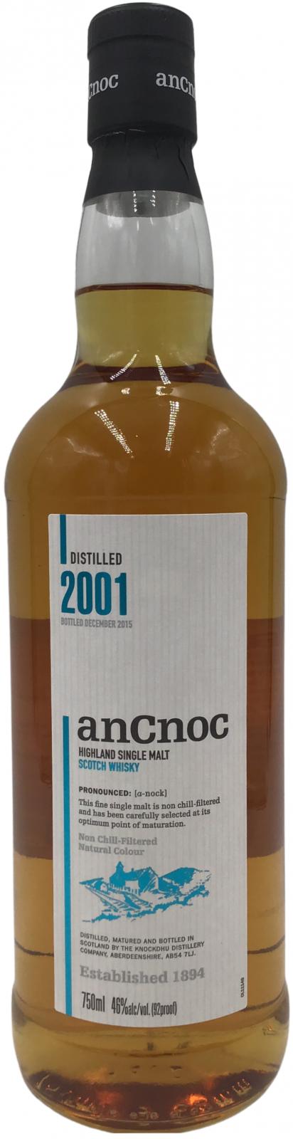 anCnoc 2001 (Bottled 2015) Highland Single Malt Scotch Whisky | 700ML at CaskCartel.com