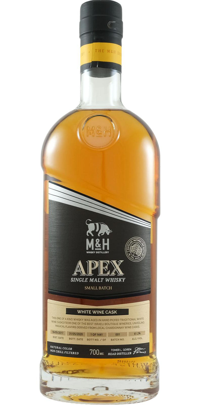 M&H 2017 - APEX White Wine Cask (2020) Release (Batch 001) Whisky | 700ML