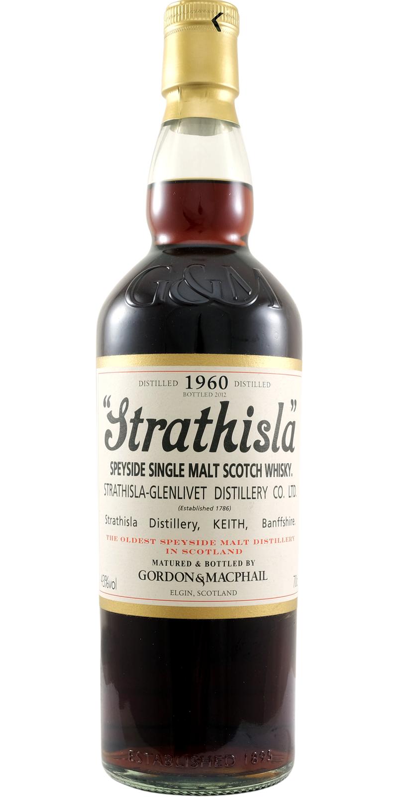 Strathisla 1960 (Bottled 2012) Gordon & MacPhail Scotch Whisky | 700ML at CaskCartel.com