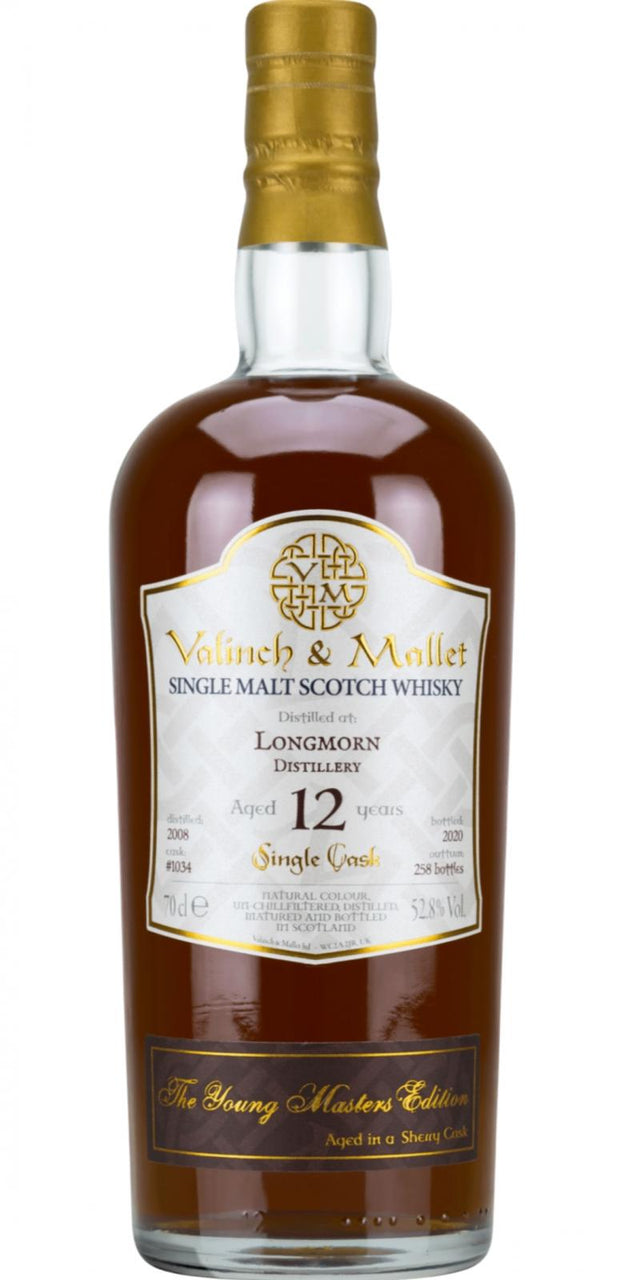 Longmorn 2008 V&M 12 Year Old (2020) Release (Cask #1034) Scotch Whisky | 700ML at CaskCartel.com