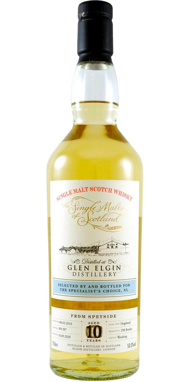 Glen Elgin 2010 ElD The Single Malts of Scotland 10 Year Old (2020) Release (Cask #801387) Scotch Whisky | 700ML at CaskCartel.com
