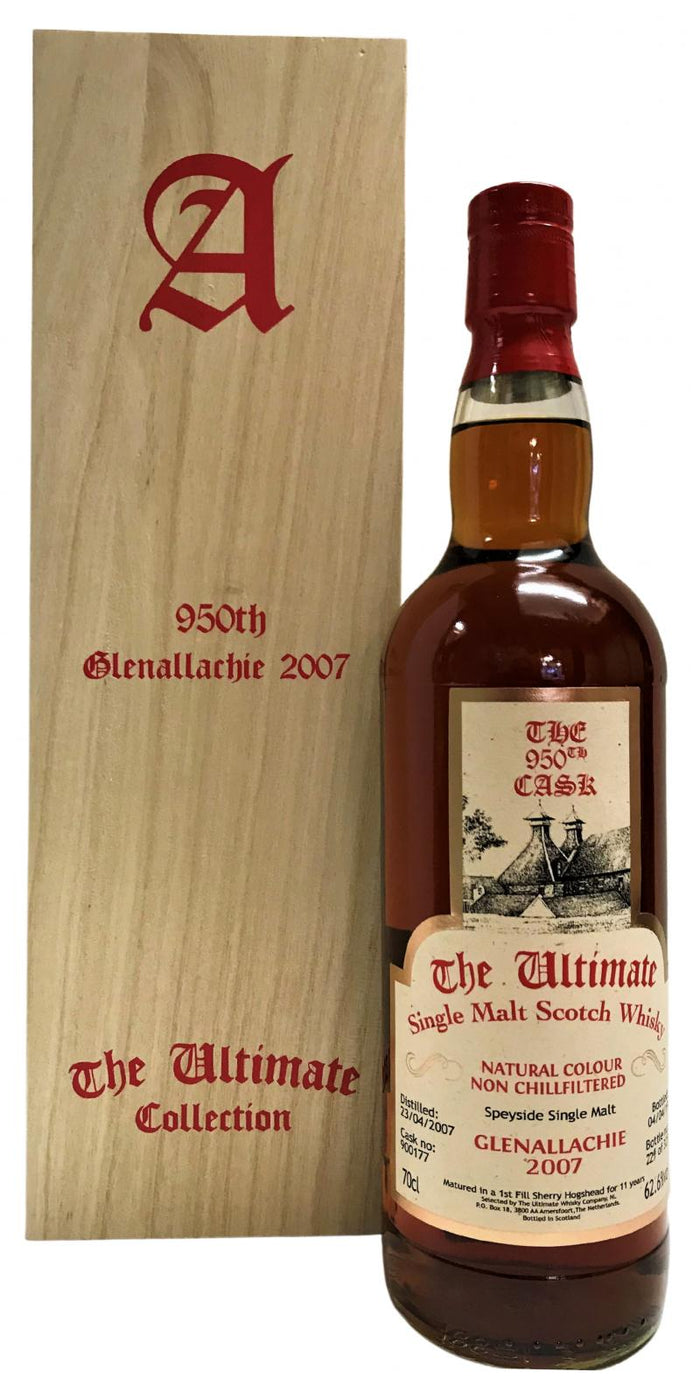 Glenallachie 2007 (van Wees) The Ultimate - The 950th Cask 11 Year Old 2019 Release (Cask #900177) Single Malt Scotch Whisky | 700ML