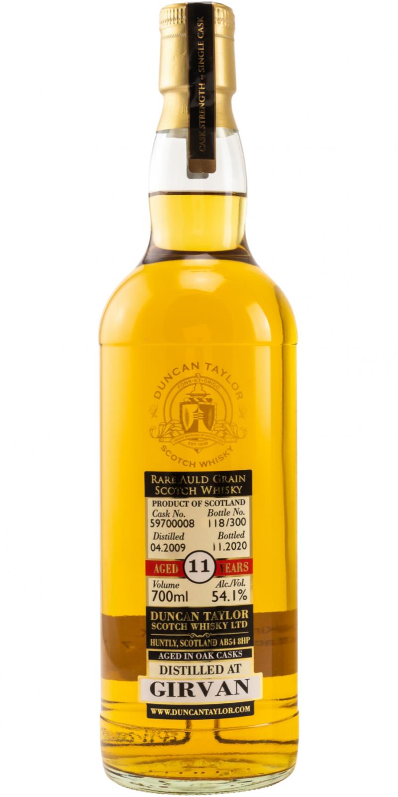 Girvan 2009 DT Dimensions 11 Year Old (2020) Release (Cask #59700008) Scotch Whisky | 700ML at CaskCartel.com