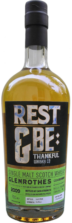 Glenrothes 2009 RBTW 10 Year Old (2020) Release (Cask #7707) Scotch Whisky | 700ML at CaskCartel.com