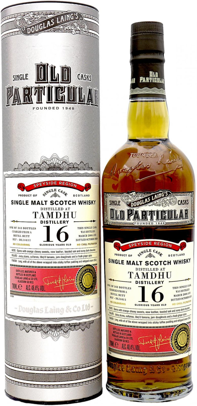 Tamdhu 16 Year Old (D.2004, B.2020) Douglas Laing’s Old Particular Scotch Whisky | 700ML at CaskCartel.com