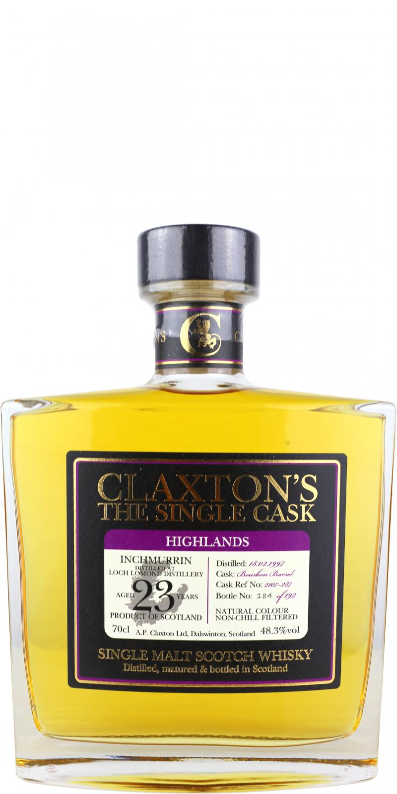 Inchmurrin 1997 Cl The Single Cask 23 Year Old (2020) Release (Cask #2107-287) Scotch Whisky | 700ML at CaskCartel.com