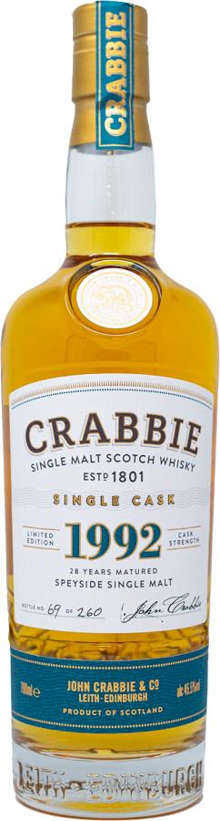Crabbie Single Malt 1992 28 Year Old Whisky | 700ML