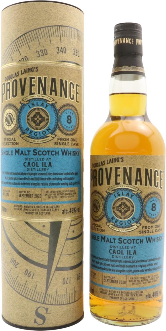 Caol Ila 8 Year Old (D.2012, B.2021) Provenance Scotch Whisky | 700ML at CaskCartel.com