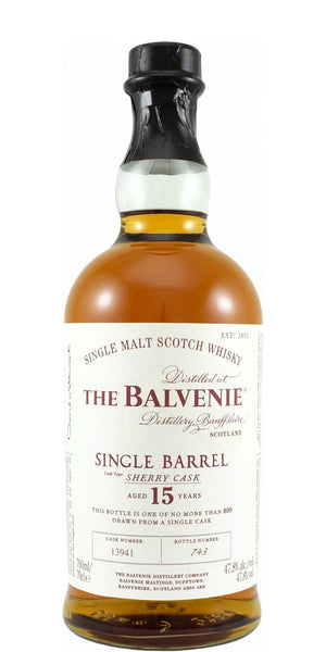 Balvenie 15 Year Old Single Barrel (Sherry Cask # 13941) Scotch | 700ML at CaskCartel.com