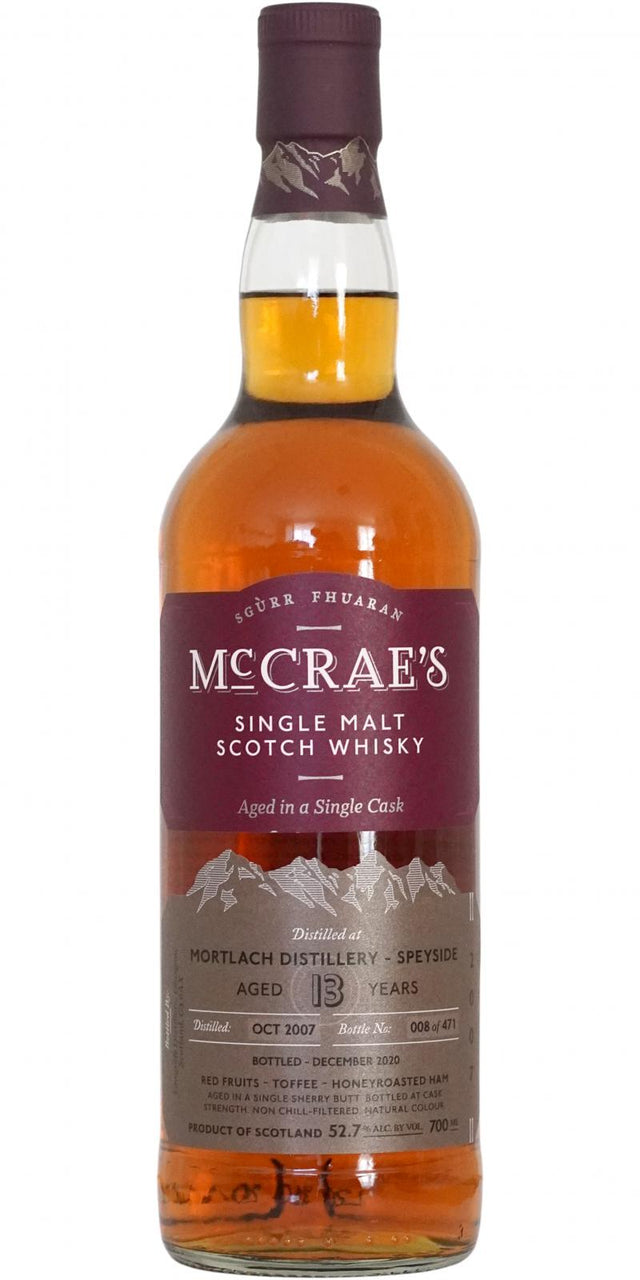 Mortlach 2007 LsD McCrae's 13 Year Old (2020) Release Scotch Whisky | 700ML at CaskCartel.com