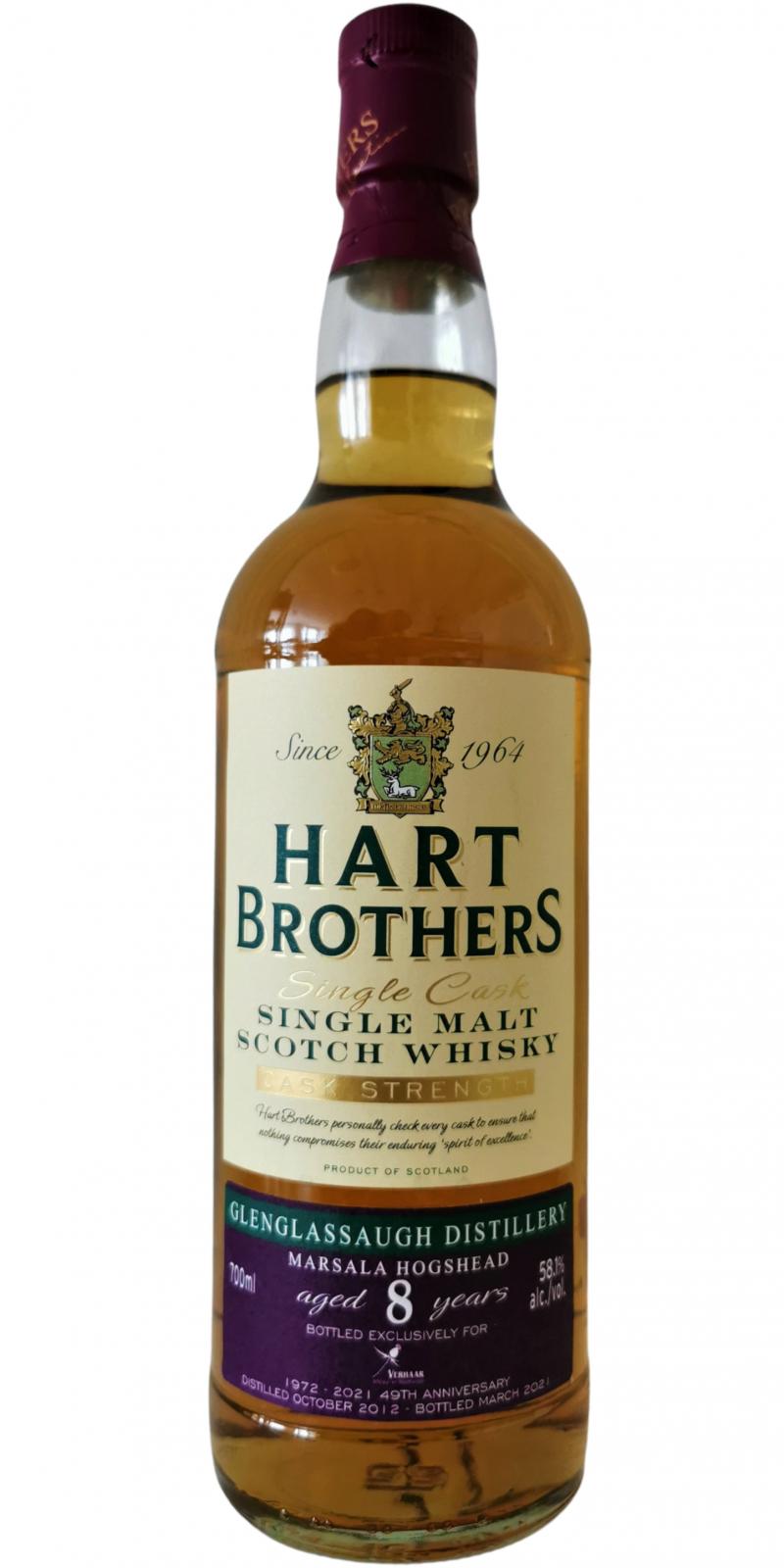 Glenglassaugh 2012 HB Single Cask - Cask Strength 8 Year Old 2021 Release Single Malt Scotch Whisky | 700ML at CaskCartel.com