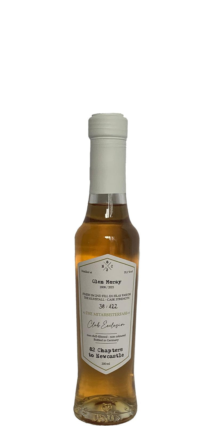 Glen Moray 2008 82NC Club Exclusive 2021 Release Single Malt Scotch Whisky | 200ML