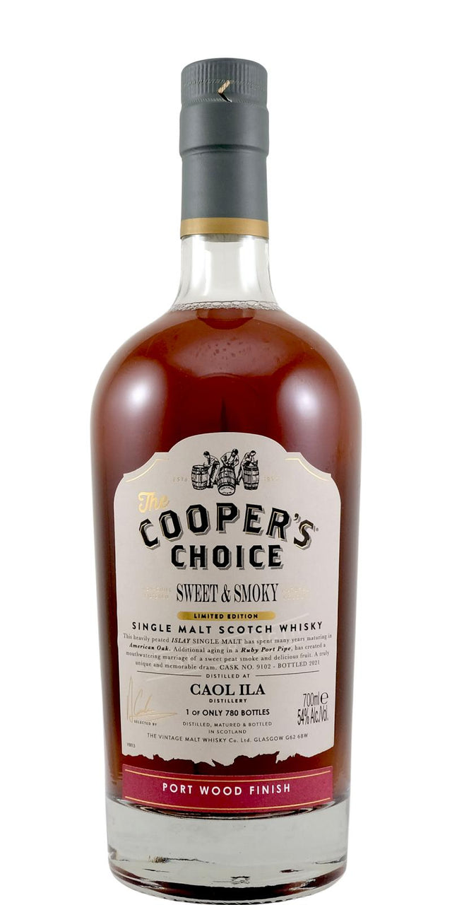 Caol Ila Cooper's Choice Sweet & Smoky Single Port Cask #9102 2008 Whisky | 700ML at CaskCartel.com