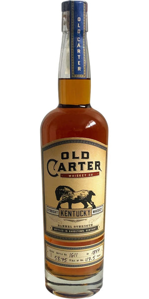Old Carter Barrel Strength 117.5 Proof Straight Kentucky Whiskey at CaskCartel.com