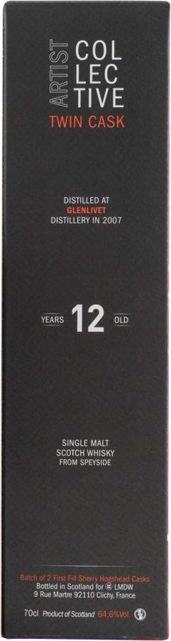 Glenlivet 2007 (La Maison du Whisky) Artist Collective - Twin Cask 12 Year Old 2019 Release Single Malt Scotch Whisky | 700ML at CaskCartel.com