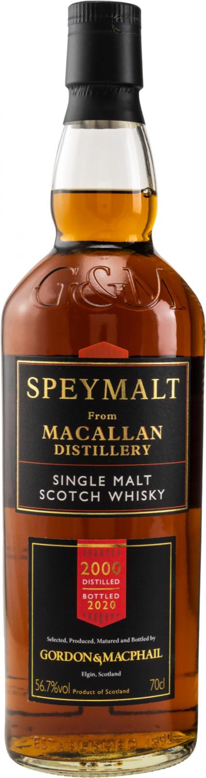 Speymalt from Macallan Distillery (D.2000, B.2021) G&M Scotch Whisky | 700ML at CaskCartel.com