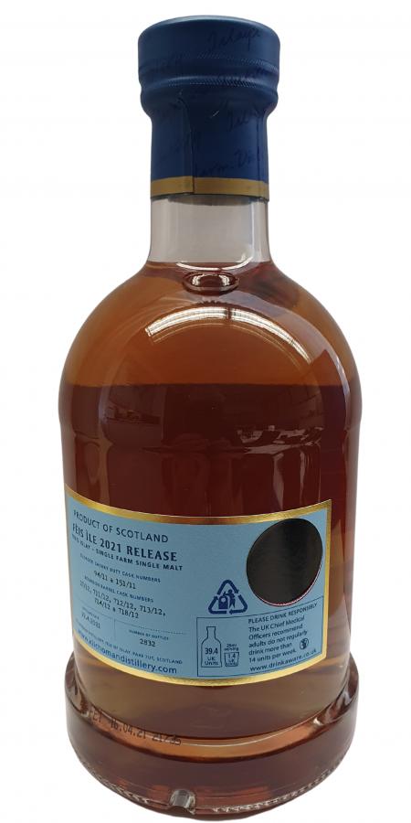 Kilchoman 2011 / 2012 Fèis Ile 2021 2021 Release Single Malt Scotch Whisky | 700ML