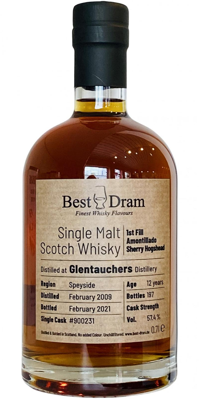 Glentauchers 2009 BD 12 Year Old 2021 Release (Cask #900231) Single Malt Scotch Whisky | 700ML at CaskCartel.com