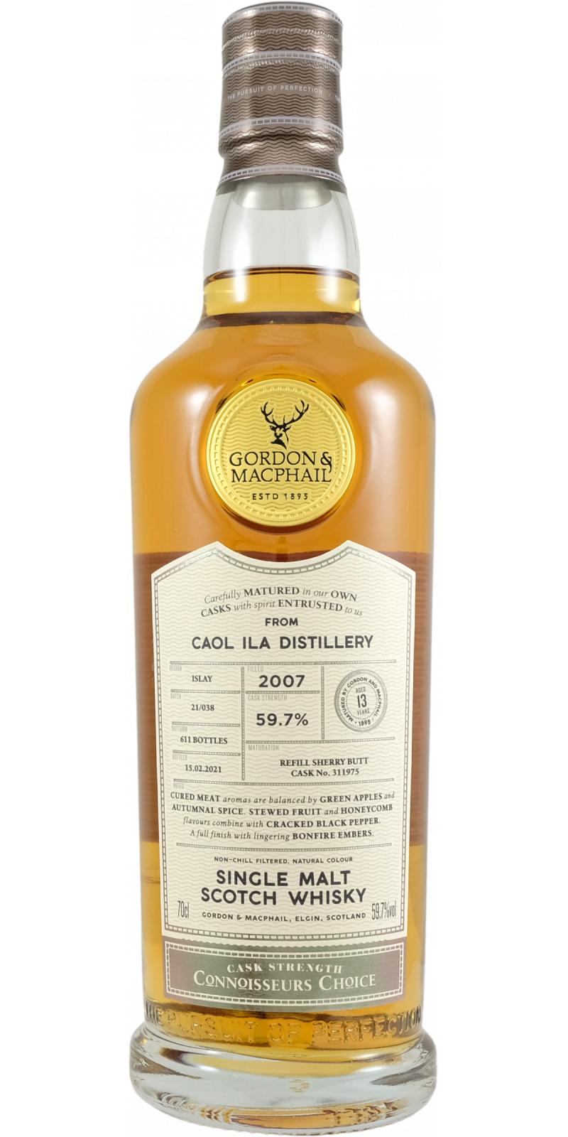 Caol Ila Connoisseurs Choice Cask #311975 2007 13 Year Old Whisky | 700ML at CaskCartel.com