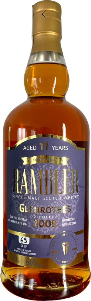 Glenrothes 2009 LoDz Rambler 11 Year Old 2021 Release (Cask #4105) Single Malt Scotch Whisky | 700ML at CaskCartel.com