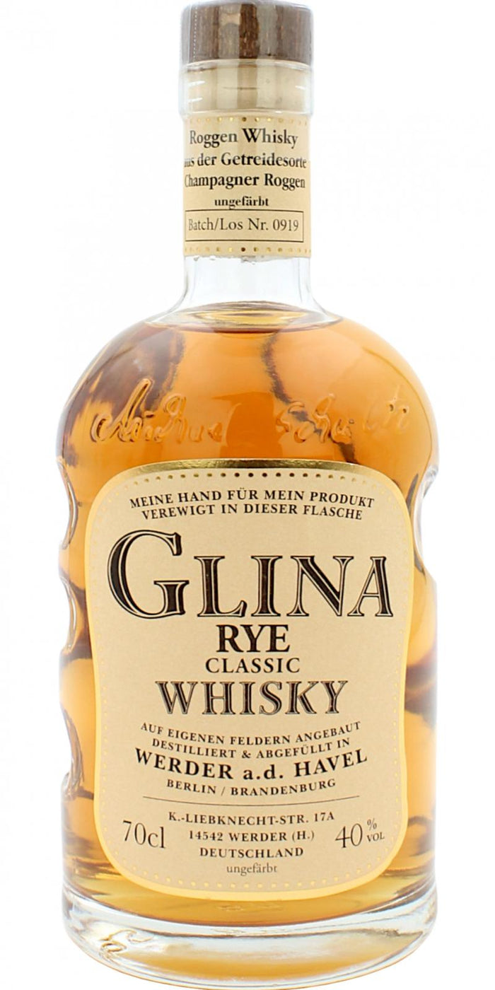 Glina Classic 2019 Release Rye Whisky | 700ML