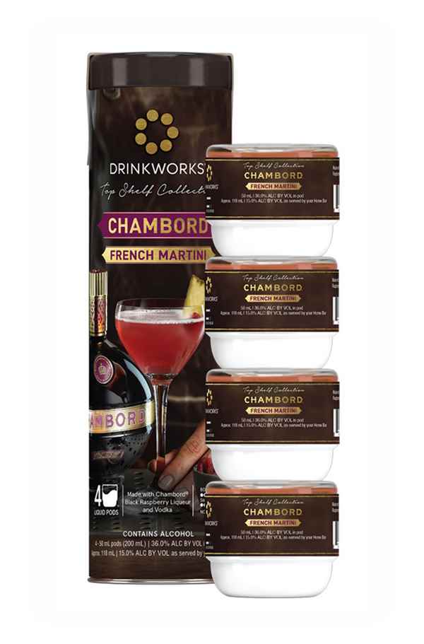 Drinkworks Chambord French Martini Tube (4x Pods) | 4x50ML at CaskCartel.com