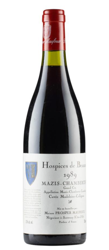 1989 | Hospices de Civiles de Beaune | Mazis Chambertin Cuvee Madeleine Collignon Prosper Maufoux at CaskCartel.com
