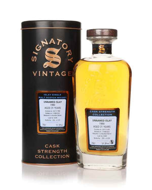 Unnamed Islay 31 Year Old 1990 (cask 4349) - Cask Strength Collection (Signatory) | 700ML at CaskCartel.com