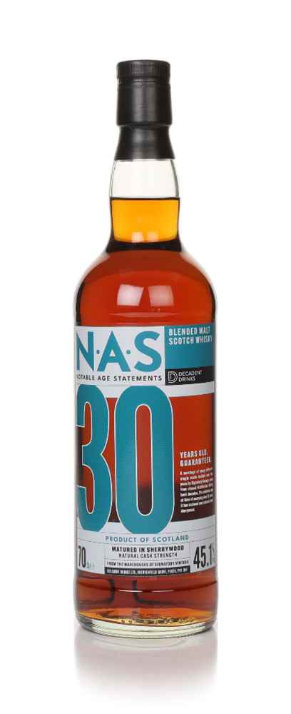 30 Year Old Blended Malt - Notable Age Statements (Decadent Drinks) | 700ML at CaskCartel.com