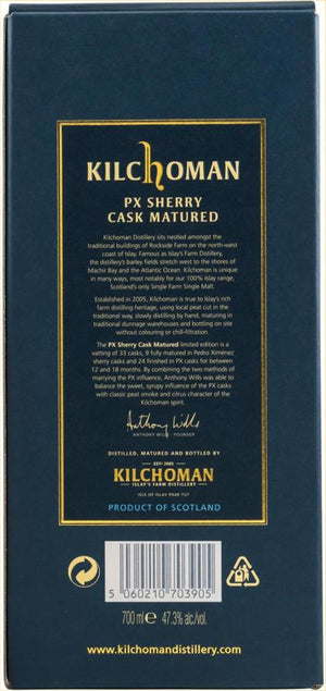 Kilchoman PX Sherry Cask Matured 2021 Edition 2021 Release Single Malt Scotch Whisky | 700ML at CaskCartel.com
