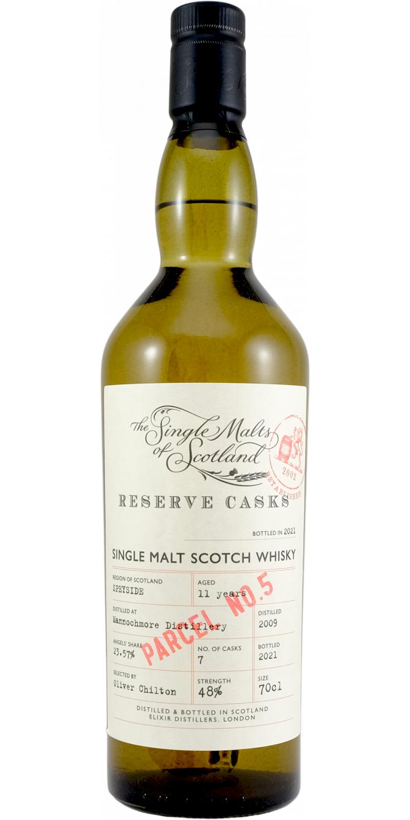 Mannochmore 2009 ElD The Single Malts of Scotland - Reserve Casks 11 Year Old 2021 Release Single Malt Scotch Whisky | 700ML at CaskCartel.com