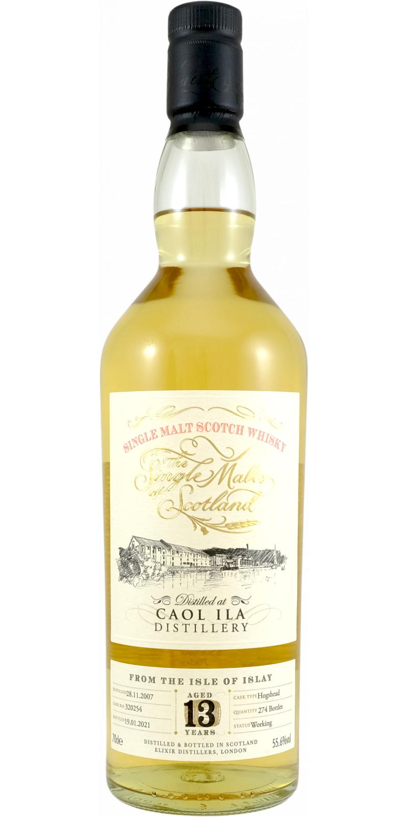Caol Ila Single Malts Of Scotland Single Cask #320254 2007 13 Year Old Whisky | 700ML at CaskCartel.com