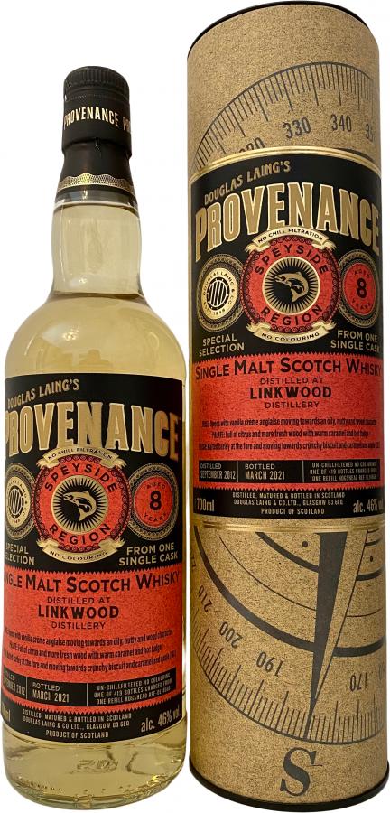 Linkwood 2012 DL Provenance - Special Selection 8 Year Old 2021 Release (Cask #DL 14666) Single Malt Scotch Whisky | 700ML