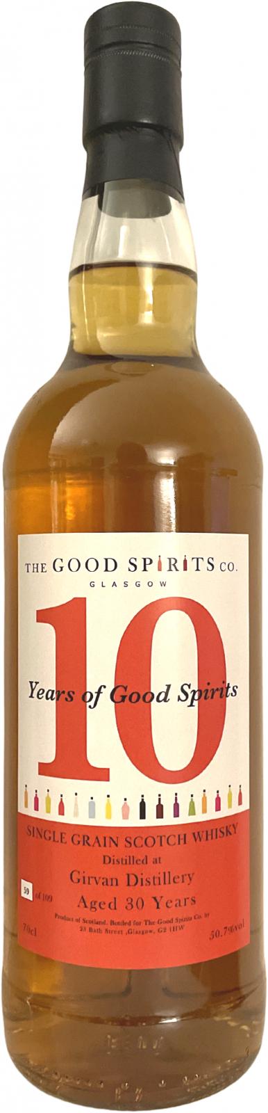 Girvan 1990 TGSC 30 Year Old 2021 Release Single Malt Scotch Whisky | 700ML at CaskCartel.com