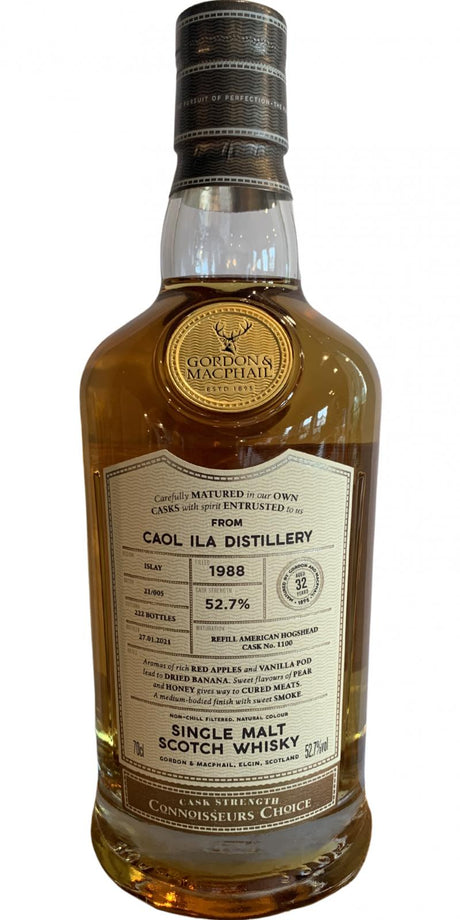 Caol Ila Connoisseurs Choice Cask #1100 1988 32 Year Old Whisky | 700ML at CaskCartel.com