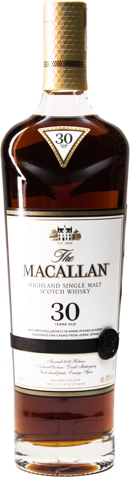 Macallan Annual (2020) Release 30 Year Old (2020) Release Scotch Whisky | 700ML at CaskCartel.com