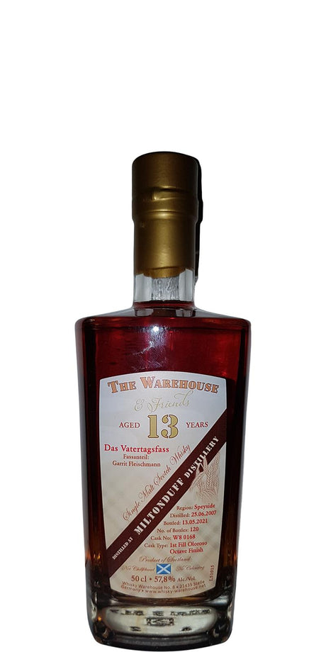 Miltonduff 2007 WW8 Das Vatertagsfass 13 Year Old 2021 Release Cask #W8 0168 Single Malt Scotch Whisky | 500ML at CaskCartel.com