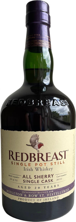 Redbreast All Sherry - Single Cask 20 Year Old 2021 Release (Cask #30114) Single Pot Still Whiskey | 700ML at CaskCartel.com