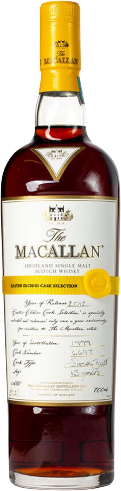 Macallan 2012 Easter Elchies 1999 13 Year Old Whisky | 700ML at CaskCartel.com