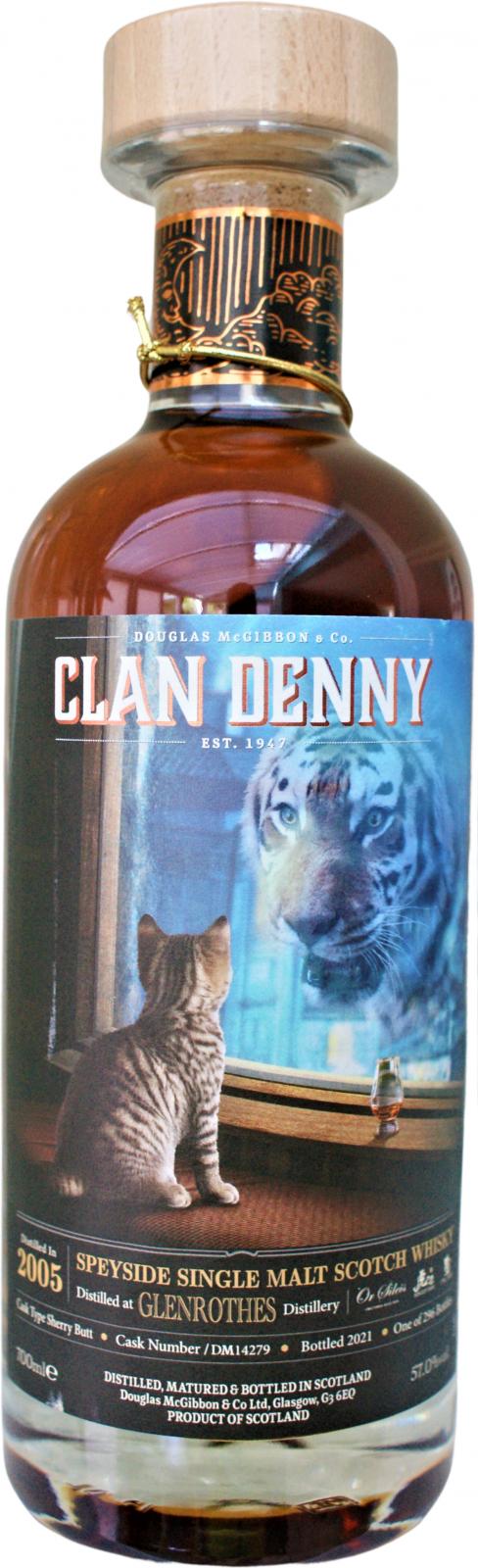 Glenrothes 2005 McG Clan Denny 2021 Release Cask #DM 14279 Single Malt Scotch Whisky | 700ML at CaskCartel.com